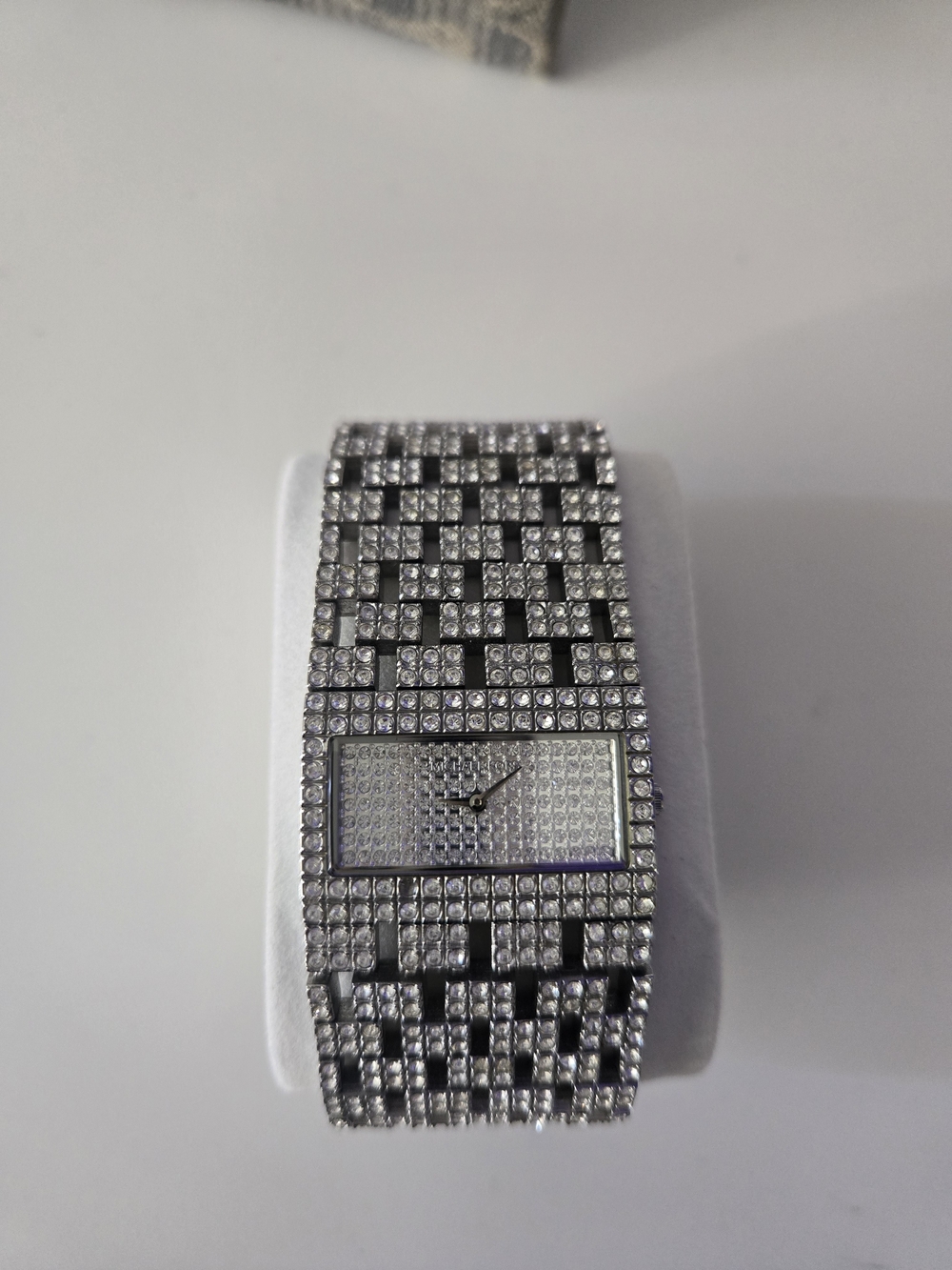 Michael Kors Silver Crystal Pavé Bracelet Watch